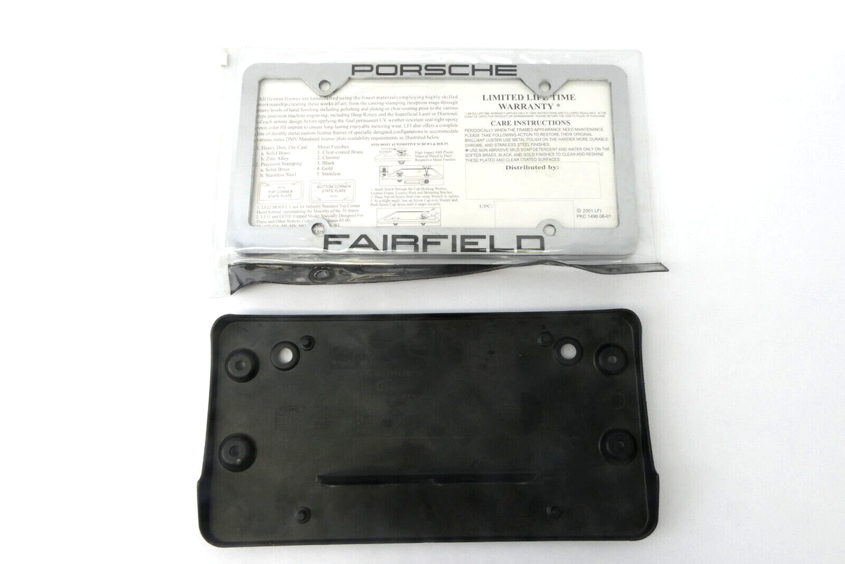 Used Porsche 911 Carerra Magnetic Front License Plate Mount