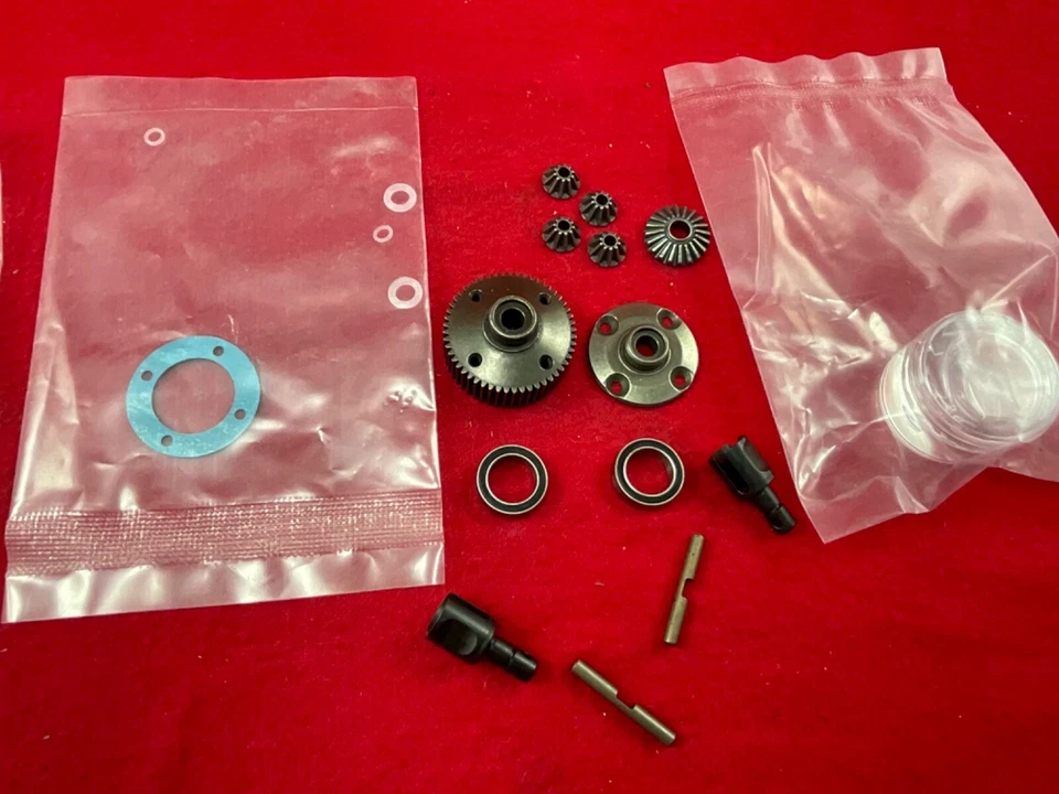 TEAM ASSOCIATED SR10M TEAM Metal Center Diff Case Gears Sun Gears Pins seal bg7 - Image 2 of 3