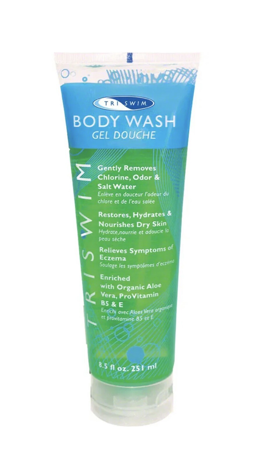 Triswim Chlorine Removal Body Wash 8.5oz Removes Chlorine and