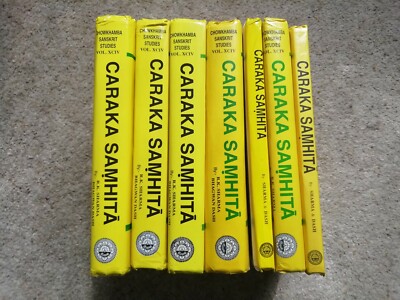 NEWCaraka Samhita:Text With English Translation Critical -Ram Karan Sharma 7Vol
