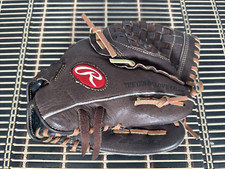 Rawlings FP120 Fast Pitch Softball Leather Glove 12" Right Hand Throw Brown
