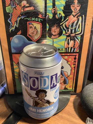 Metallic Jimi Hendrix Funko Soda Bronze Chase LIMITED/2500 #funko #funkopop