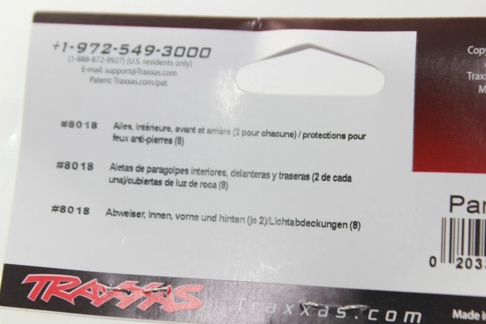 Traxxas TRX 8018 Fender Inside Rock Light Covers TRX-4 Sport, Mercedes Benz NEW - Image 4 of 4