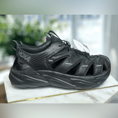 HOKA Hopara Hiking Shoes Sandals Triple Black Grey All