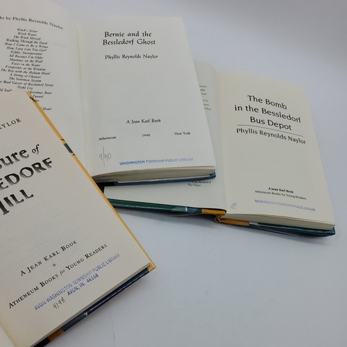 Phyllis Reynolds Naylor Book Lot of 3 Vintage 1990's First Edition Hardbacks - Picture 10 of 12