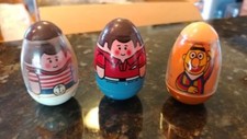 Vintage Weebles Bert Sesame Street  2 Other Male Weeble Wobbles