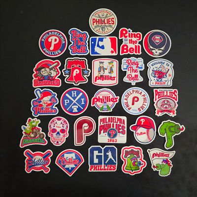 Philadelphia Phillies Inspired Stickers Baseball Philly Phanatic Bell Decals