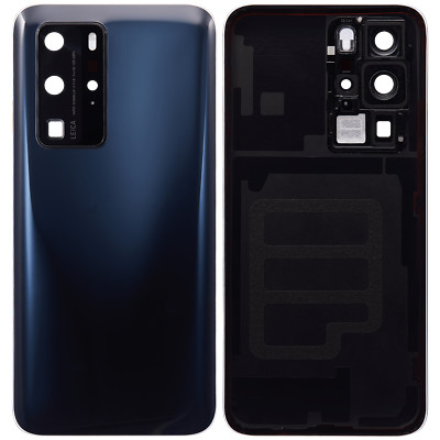 battery rear Back Cover With Camera Lens Compatible For Huawei P40 Pro (Black)