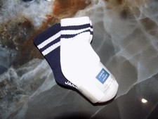 Janie and Jack Striped Athletic Crew Socks 2PC Boys Size 6-12 Months NEW