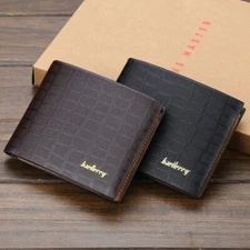 Mens Slim Leather Wallets Bifold Front Pocket Credit Card Holder Clutch Purse US