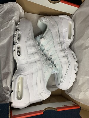 Nike Air Max 95 Essential White Hint Of Mint Green Size 4 | eBay