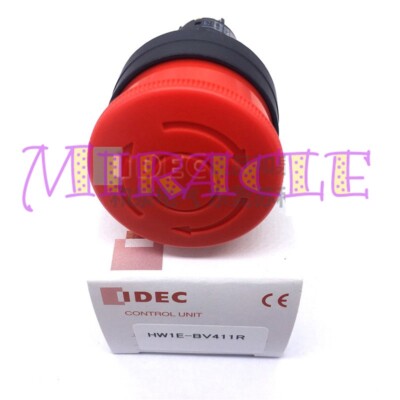 1PC/BOX NEW FOR IDEC emergency stop switch HW1E-BV411R