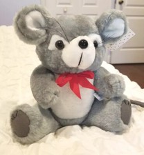 Vintage Wangs Mouse Plush Rat Plush Jointed Limbs NWT Rat Lover Mouse Lover Gift