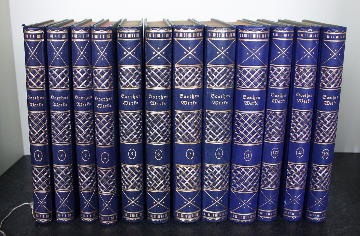 ゲーテ選集 Goethes Werke in zwölf Bänden Antiquarian & Collectible Johann Wolfgang von Goethe Books