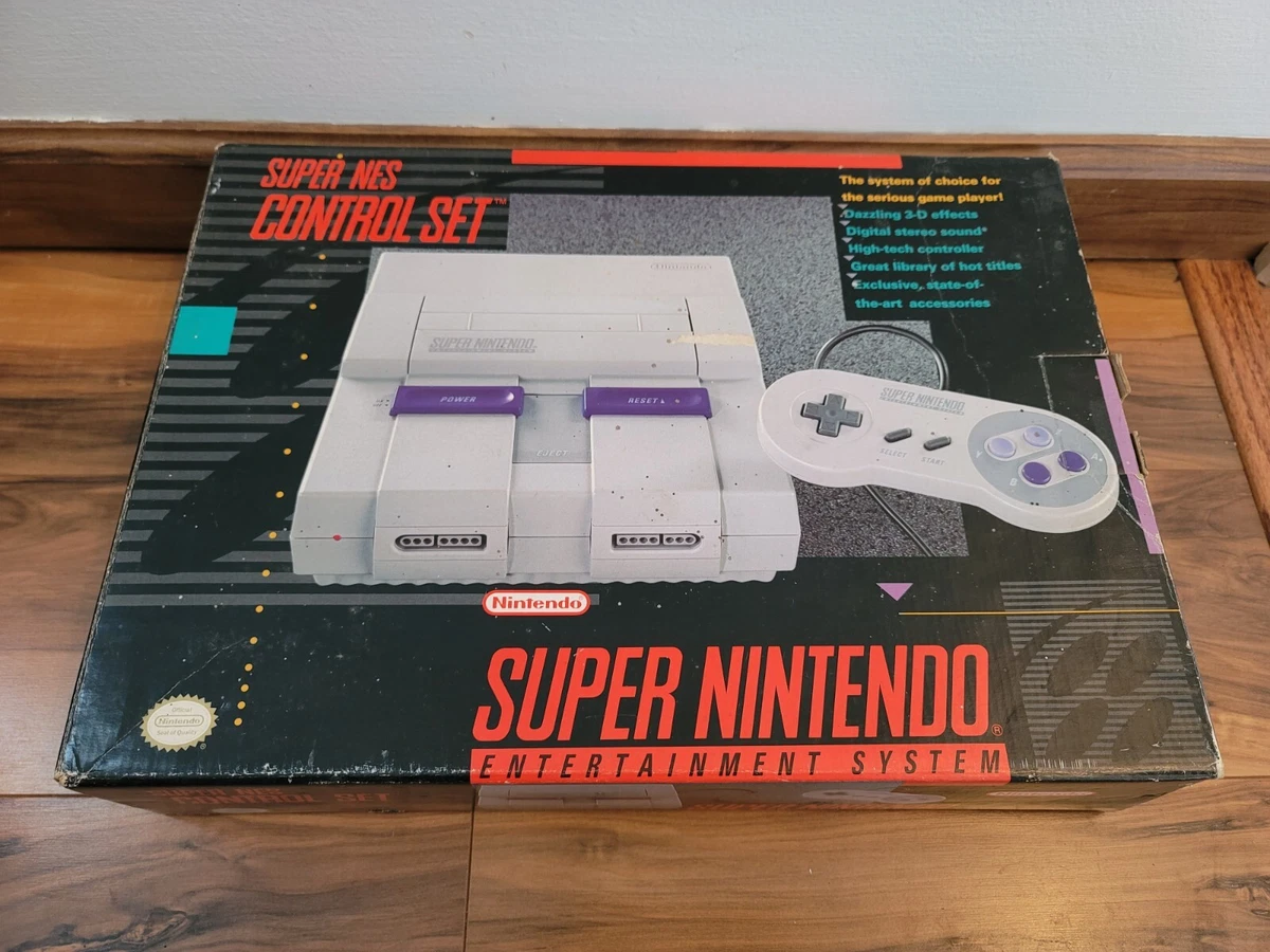 Super Nintendo Boxed