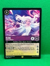 Lorcana Tcg - Elsa - Spirit Of Winter 42/204 Legendary Non Foil
