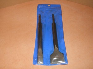 SDS 2PC. MASONRY CHISEL SET SKU# 42651 NEW NEVER USED IN PLASTIC DRILL MASTER