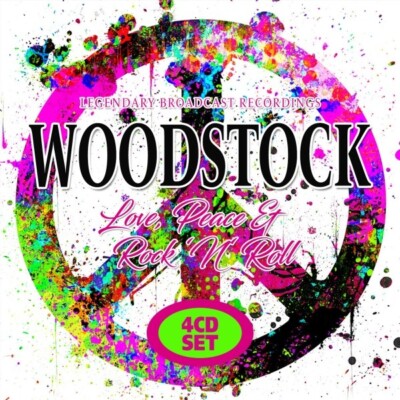 WOODSTOCK/LOVE,PEACE & ROCK & ROLL  4 CD NEU