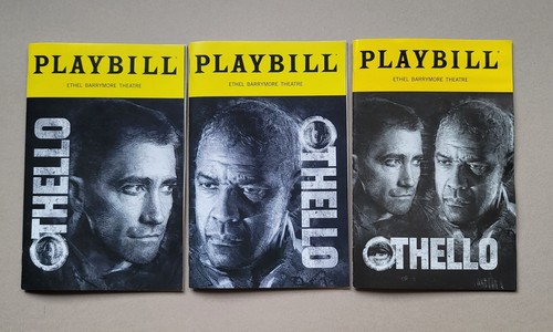 OTHELLO Broadway Opening Night Playbills -Unique Set of 3 - March 23,2025