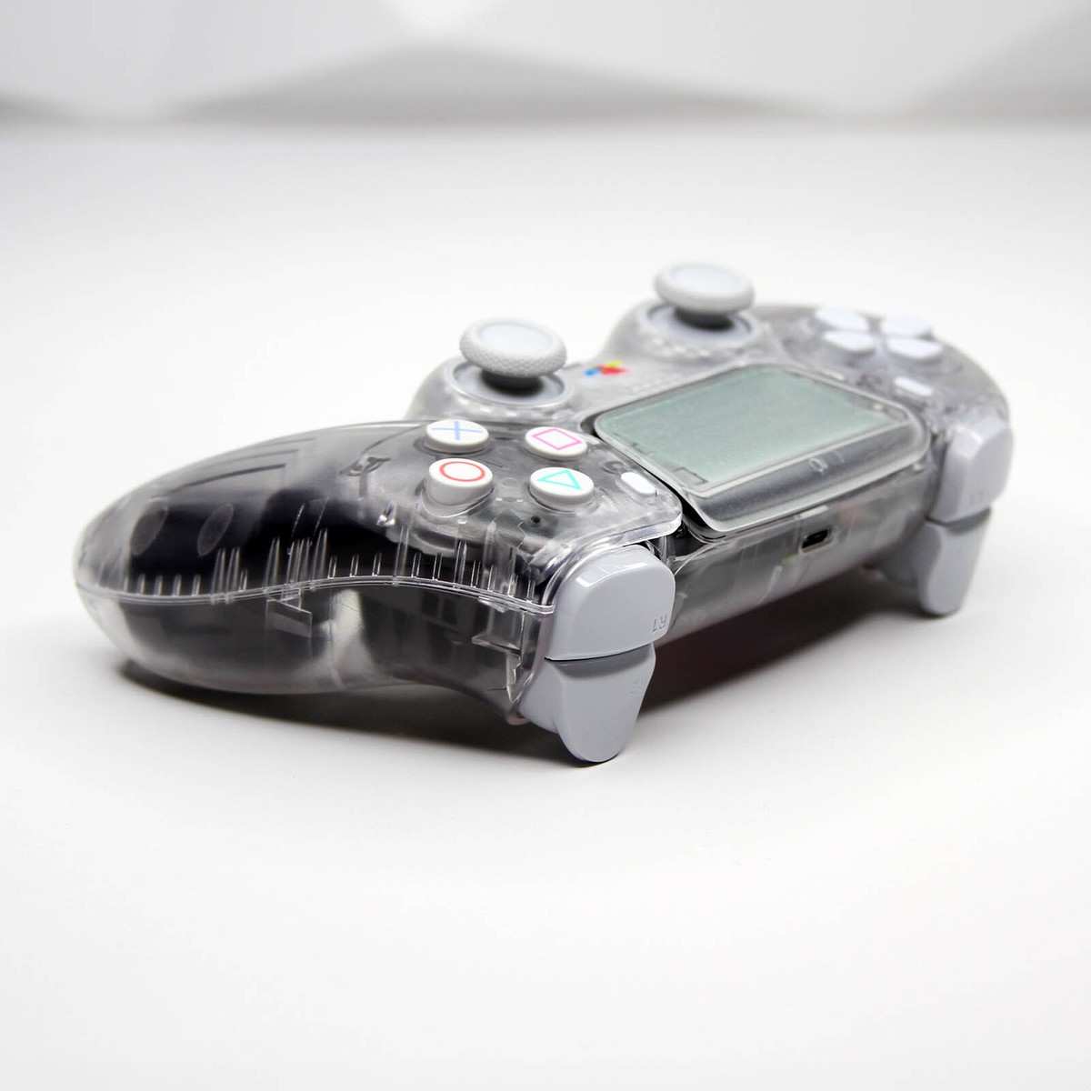 Crystal White PS5 Controller Killscreen Clear Retro