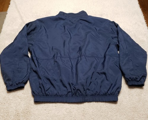 Vintage Nike Jacket Women Extra Large 16-18 Blue Track Windbreaker Boxy 90s Coat - Picture 5 of 10