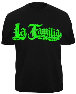 T-Shirt LA FAMILIA - LA VIDA LOCA -  Black Pearl AUTO MOTORRAD MI Decal shirt xc - Bild 1 von 2