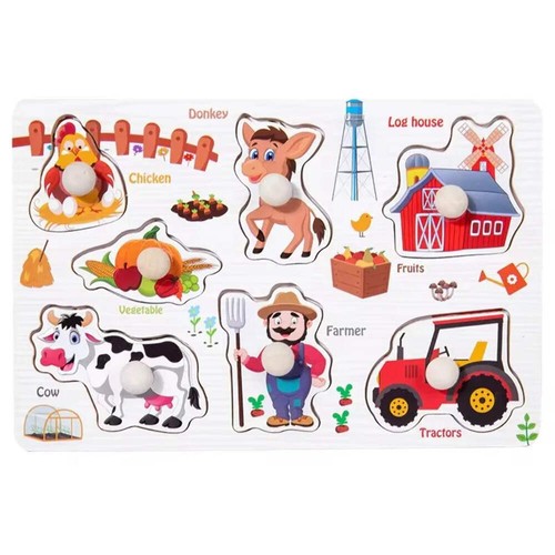 Montessori Wooden Puzzle 3D Alphabet Letters Number Matching Game Baby Kids Toys - Bild 24 von 24