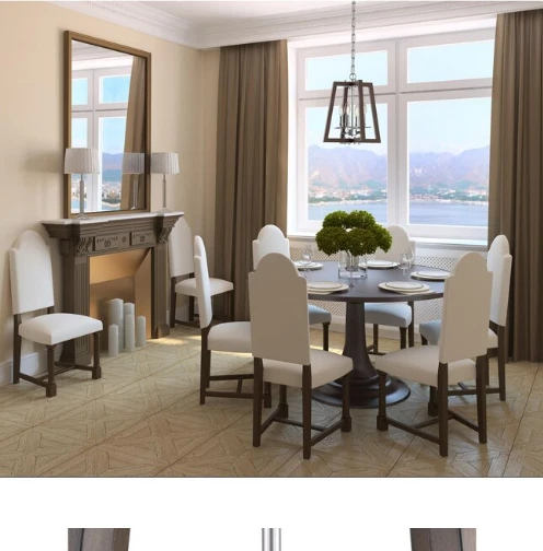 Luz colgante de linterna de níquel satinado/ madera de teca Forrester PROGRESS LIGHTING (Q54K) Foto 2 de 4