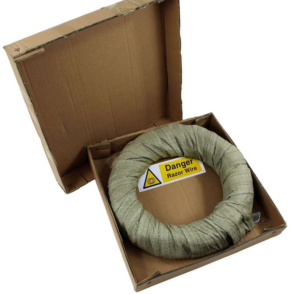 Razor Wire 65m long 10m Coiled Concertina Type Security Barb Fence Fencing 574 - Image 4 of 4