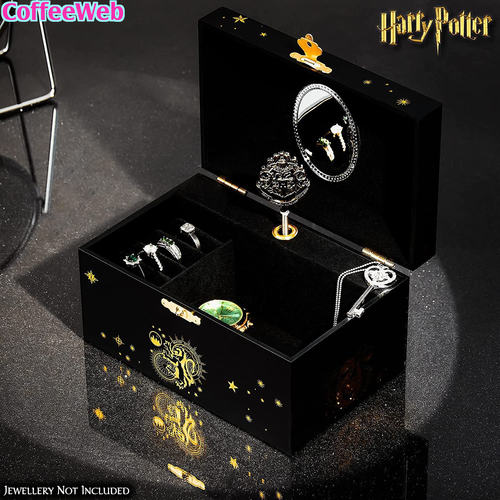 Harry Potter Portagioie Musicale per Bambina Carillon Con Stemma Di Hogwarts Rot - Foto 5 di 11