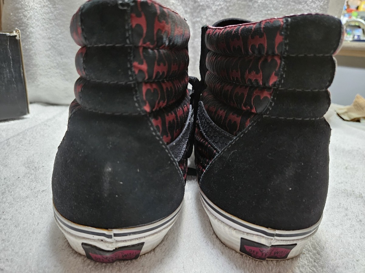 Vans x Steve Caballero Sk8-Hi Pro Black/Dragon/Bats Mens Sz 13 