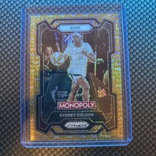 2024 Panini Prizm Monopoly WNBA Sydney Colson #23 Las Vegas Gold Shimmer /500