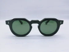 LESCA Lunetier Color 41  Eyeglasses Frame 47-25-145Green Lenses CROWN PANTO