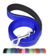 6FT Double Sided Reflective Dog Leash with Soft Padded Handle for Training 