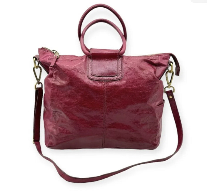 Hobo Sheila Large Satchel With RemovableCrossbody Strap Polished