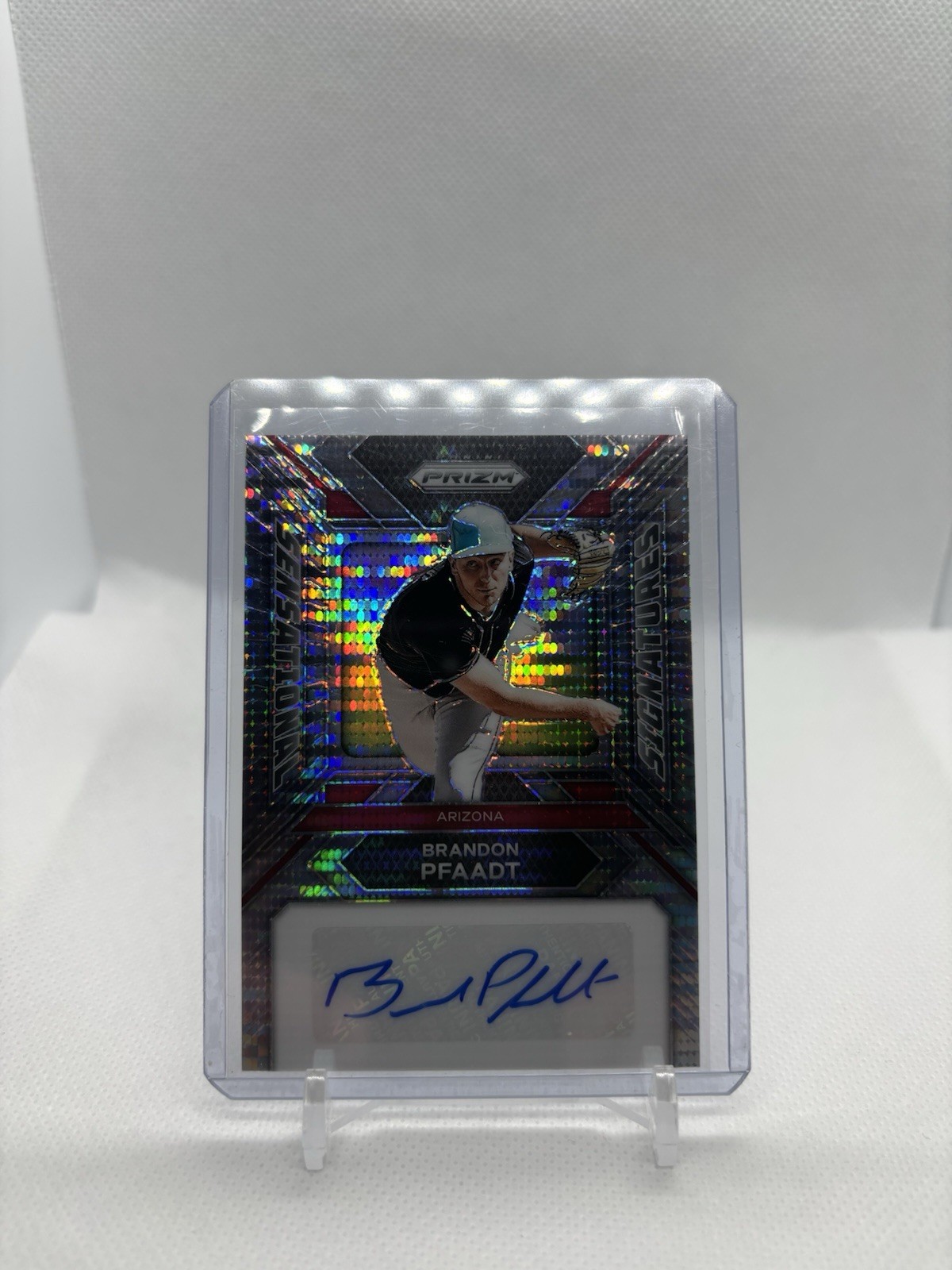 2024 Panini Prizm Brandon Pfaadt Auto /199 Pulsar Prizm #SS-BP Diamondbacks