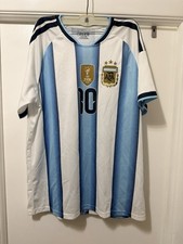Brand New Messi Argentina Men's Soccer Set National Teams Jersey - XL + FREEBIES