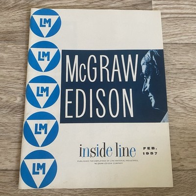 McGraw Edison Co. Booklet for Line Material Employees Feb. 1957