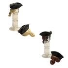 LEGO® Minifigure Hair & Pirate Tricorne Hat - Choose Color & Quantity