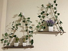 Artificial Ivy Wall Hanging Shelves