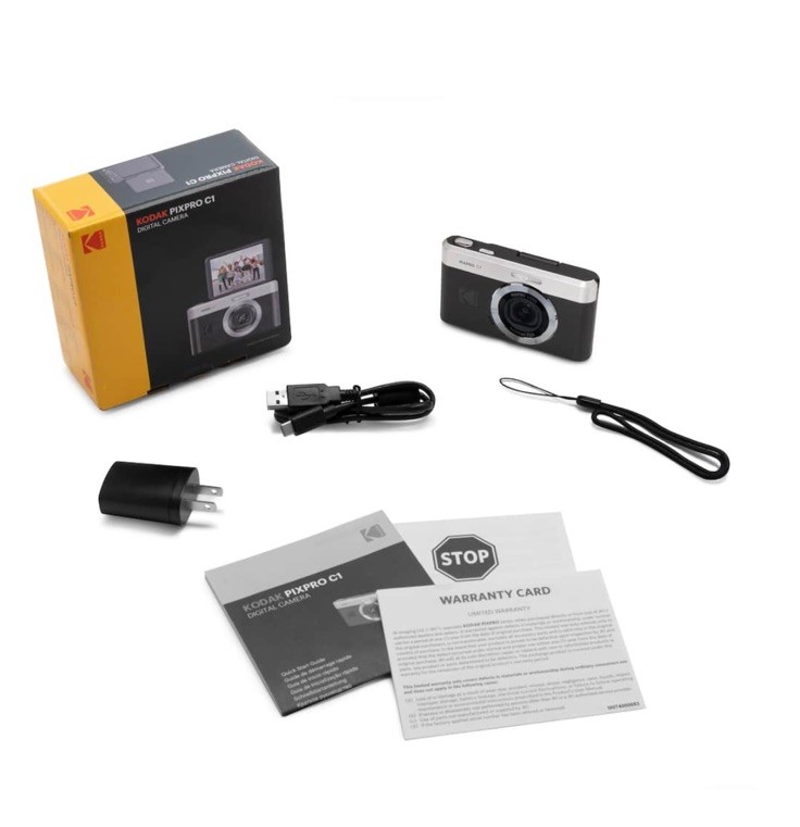 KODAK PIXPRO C1 Digital Camera - Black - C1-BK for sale online | eBay