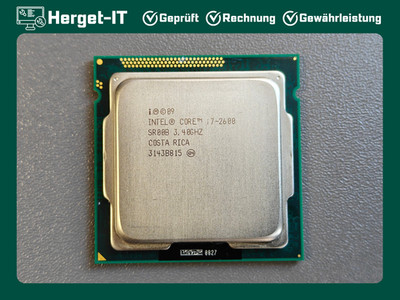 Intel Core i7-2600 CPU 3,40GHz   LGA1155 Sandy Bridge Prozessor geprüft