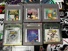 Six Game Lot Gameboy Color Kirby Tetris Disney