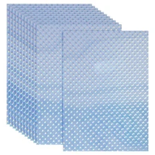 12x8in Printable Holographic Sticker Paper 12 Sheets Large Droplet Pattern