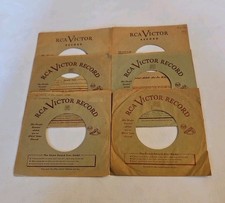 45 RPM 7" RECORD SLEEVES CO. SLEEVE 6 PACK SEE PHOTOS RCA/Victor Records SLV363