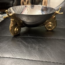Michael Aram Three Snails Nut Bowl￼