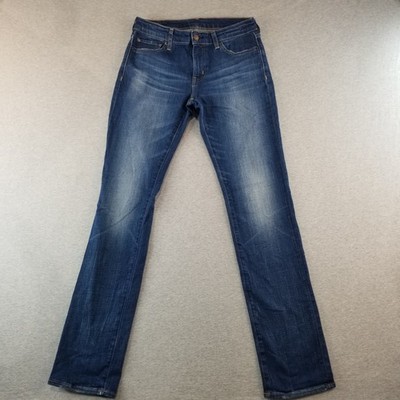 & Denim Jeans Men's Sz 29/32 VTG Straight Dark Wash 98% Cotton Normcore Cute