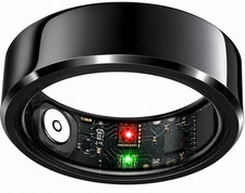 Smart Ring Fitness Tracker Heart Rate Blood Oxygen Monitor Waterproof