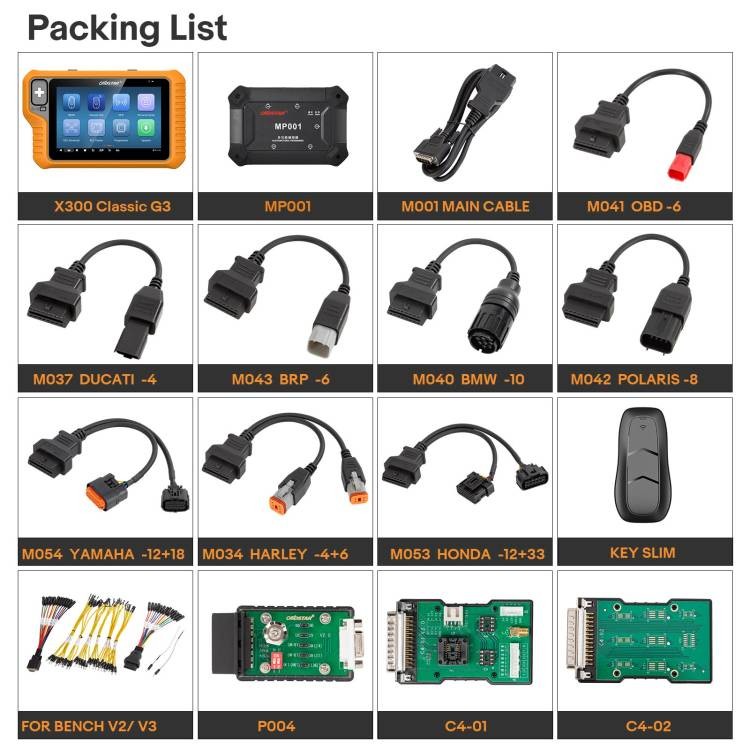 OBDSTAR X300 Classic G3 A1+A2 Key Proarmmer Tool CAN FD DoIP 2 Year Free Update