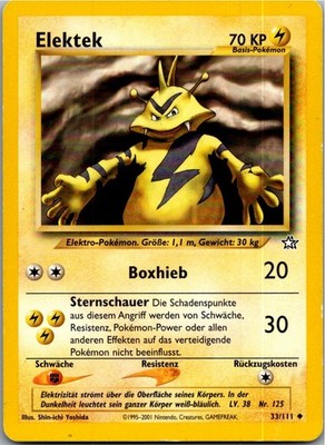 Elektek 33/111 | Neo Genesis | Deutsch | Pokémon TCG